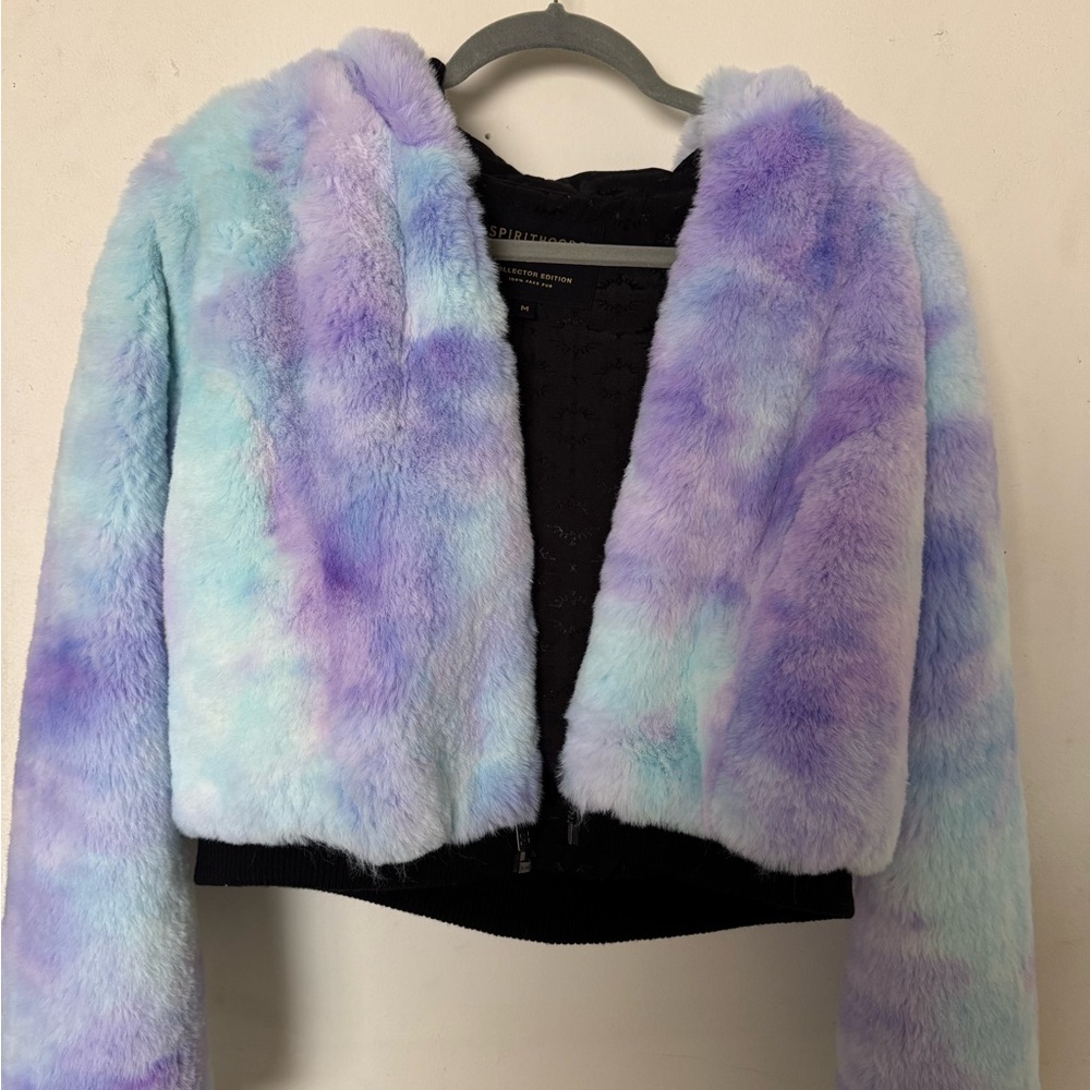Tie dye Spirit Hood zip up
